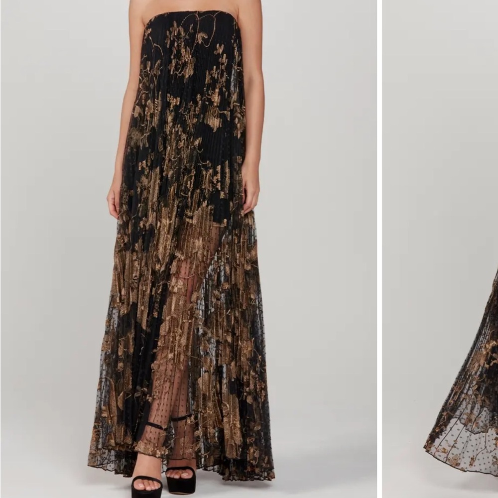 Helsi Delphine Black and Gold Maxi